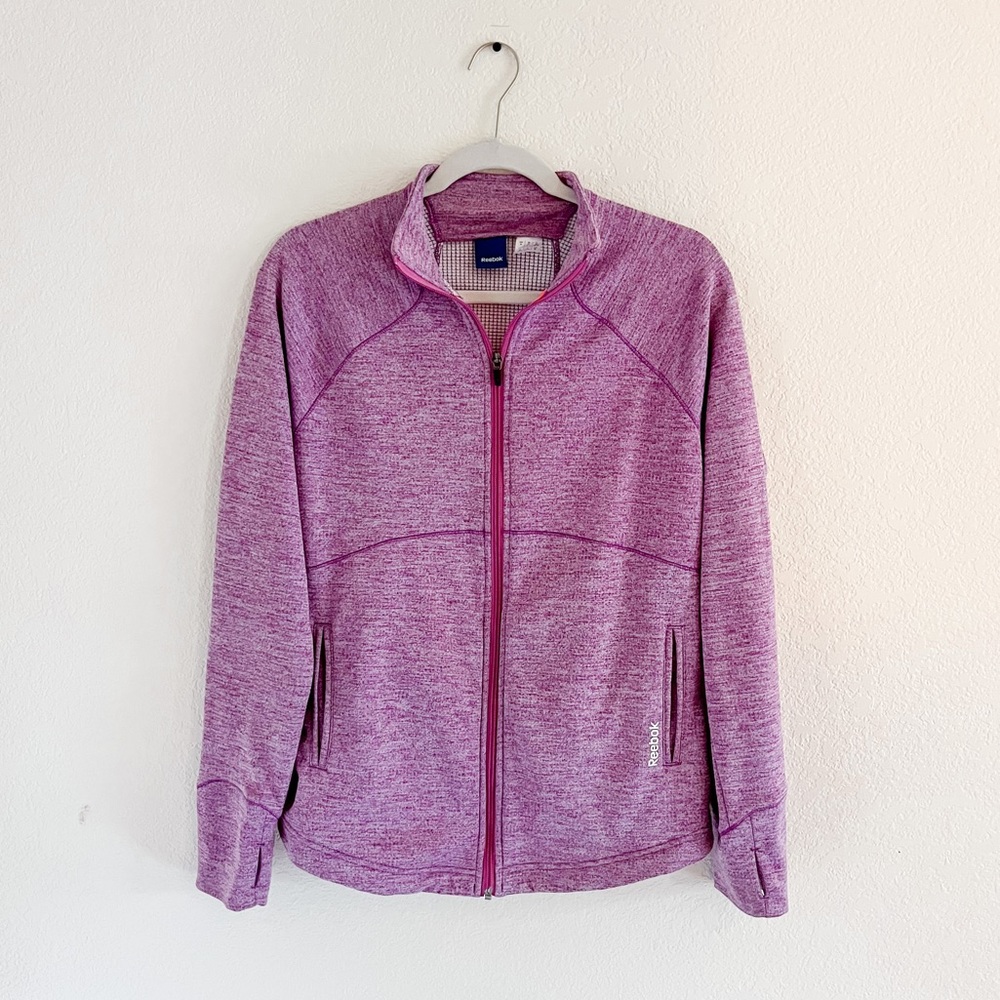 Reebok athletic zippered sweatshirt